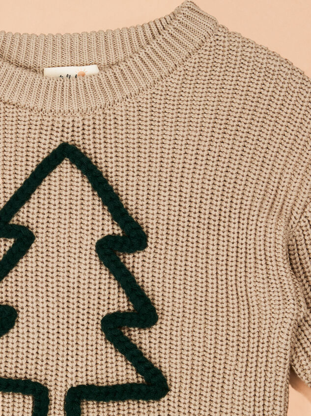 Evergreen Knit Sweater Detail 3 - AS Kids
