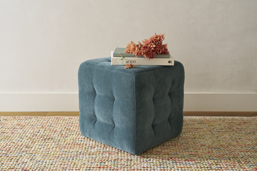 Skye Upholstered Ottoman - AS Kids - 