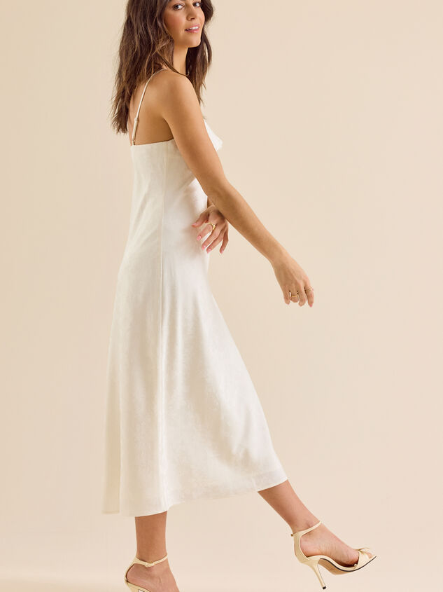 Olandria Satin Midi Dress Detail 3 - ALTAR'D STATE KIDS