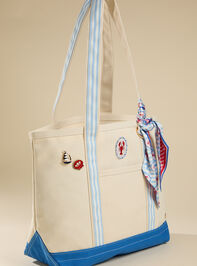 Lobster Canvas Tote Bag Detail 2 - ALTAR'D STATE KIDS