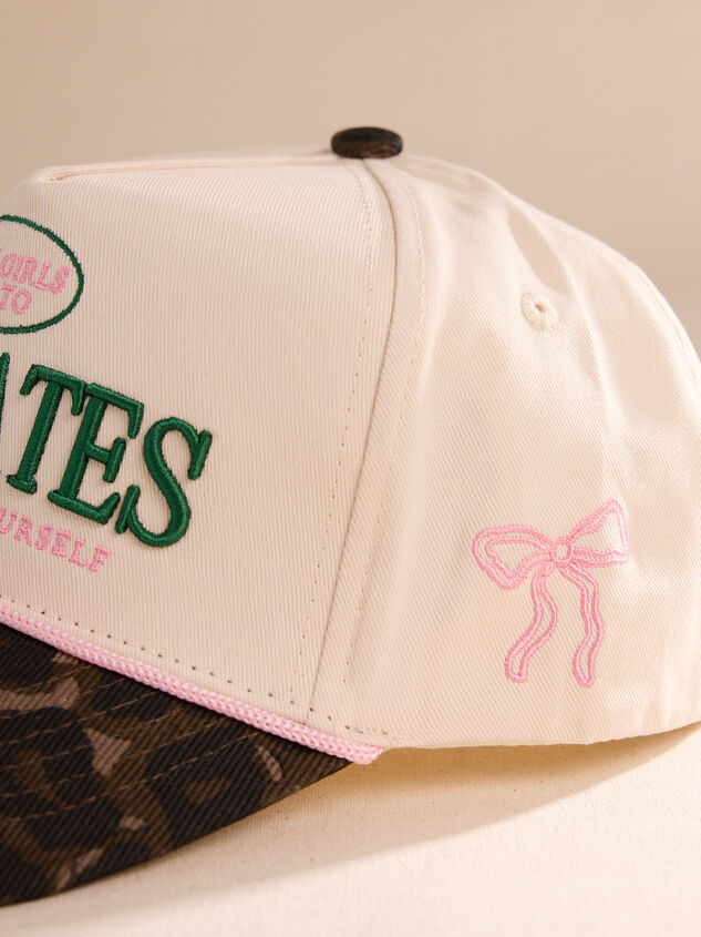 Leopard Pilates Trucker Hat Detail 3 - ALTAR'D STATE KIDS