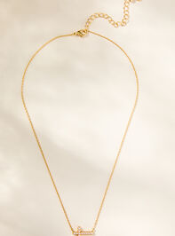 Trust The Next Chapter Pearl Cross Necklace Detail 2 - ALTAR'D STATE KIDS