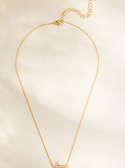 Trust The Next Chapter Pearl Cross Necklace - ALTAR'D STATE KIDS