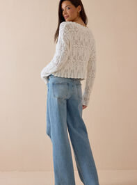 Ottiline Pointelle Button Up Top Detail 6 - AS Kids