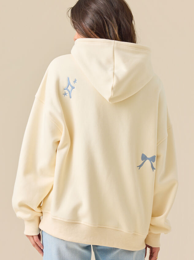 Floral Bow Graphic Hoodie Detail 5 - ALTAR'D STATE KIDS