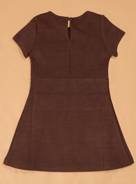 Mila Short Sleeve Bow Dress Detail 2 - AS Kids