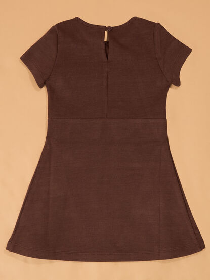 Mila Short Sleeve Bow Dress - AS Kids