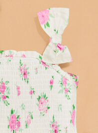 Lani Floral Top and Skort Set Detail 5 - ALTAR'D STATE KIDS