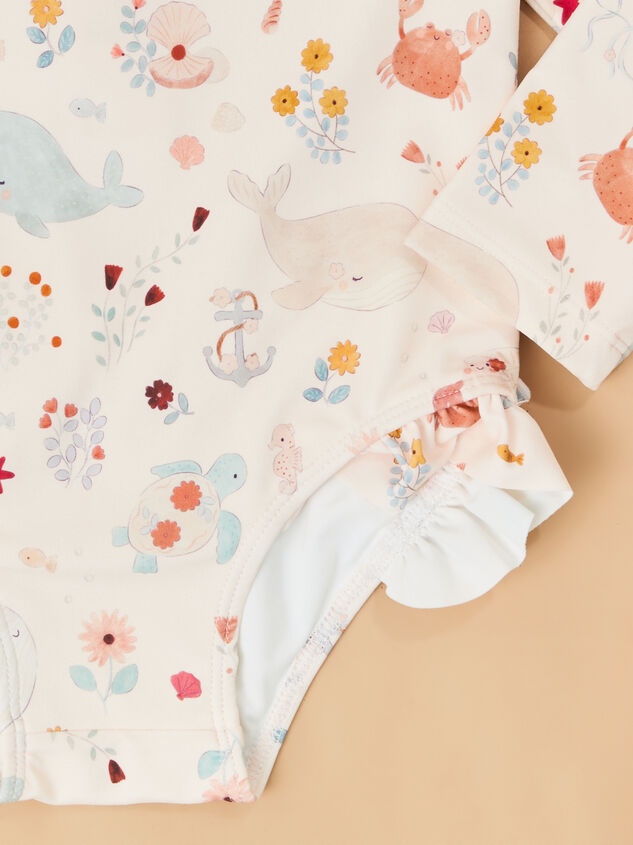 Sea Creature One Piece Swimsuit Detail 3 - ALTAR'D STATE KIDS