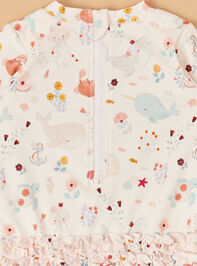 Sea Creature One Piece Swimsuit Detail 5 - ALTAR'D STATE KIDS