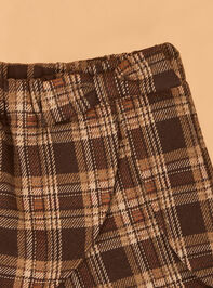 Alexa Plaid Skort Detail 2 - AS Kids