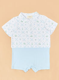 Ellis Polo Romper Detail 2 - ALTAR'D STATE KIDS