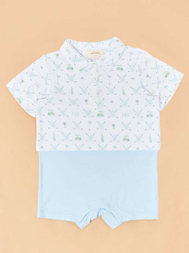 Ellis Polo Romper Detail 2 - ALTAR'D STATE KIDS