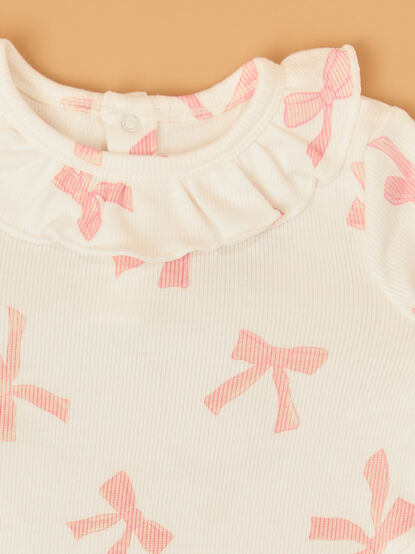 Pretty Bows Ruffle Lounge Set - AS Kids