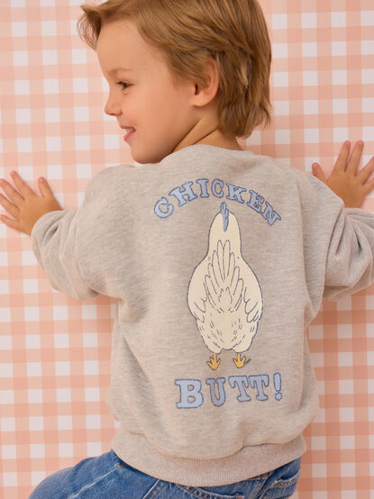 Guess What Graphic Sweatshirt - AS Kids