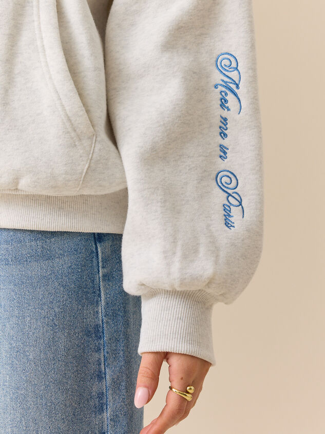 Meet Me In Paris Hoodie Detail 5 - ALTAR'D STATE KIDS