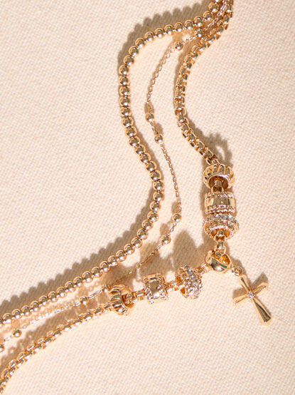 Cross Charm Bracelet - AS Kids
