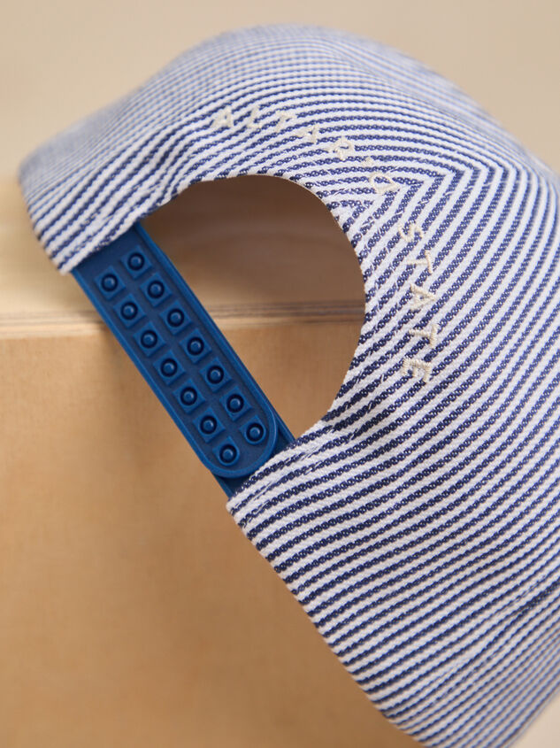 Saved By Grace Striped Trucker Hat Detail 3 - AS Kids