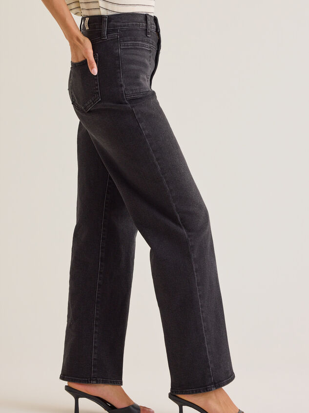Carlin High Rise Straight Leg Jean Detail 4 - AS Kids