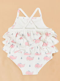 Brooke Bubbly Whale One-Piece Swimsuit Detail 3 - ALTAR'D STATE KIDS