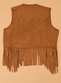 Willa Fringe Dress and Vest Toddler Set Detail 8 - AS Kids