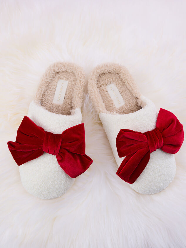 Valerie Bow Slipper Detail 2 - ALTAR'D STATE KIDS