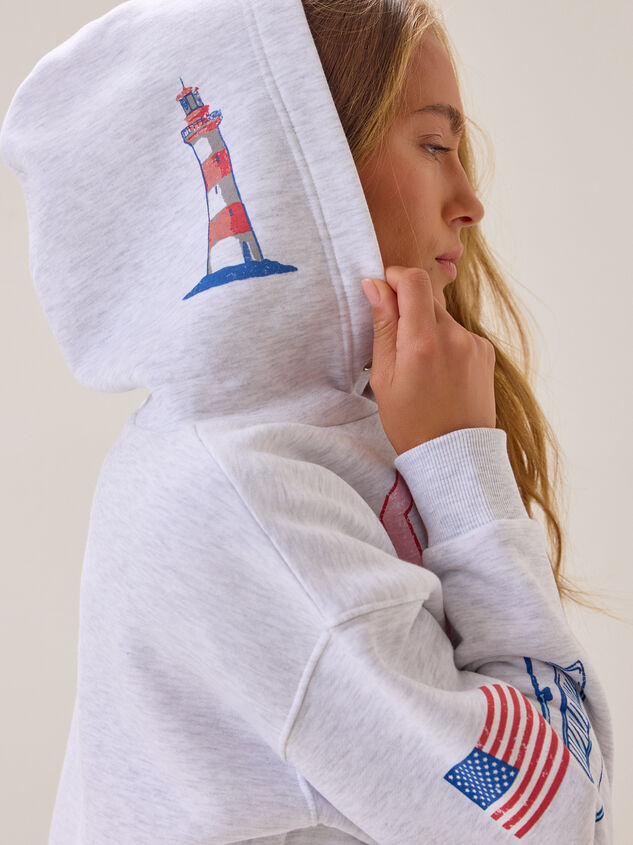 Locals Only Fleece Hoodie Detail 3 - AS Kids