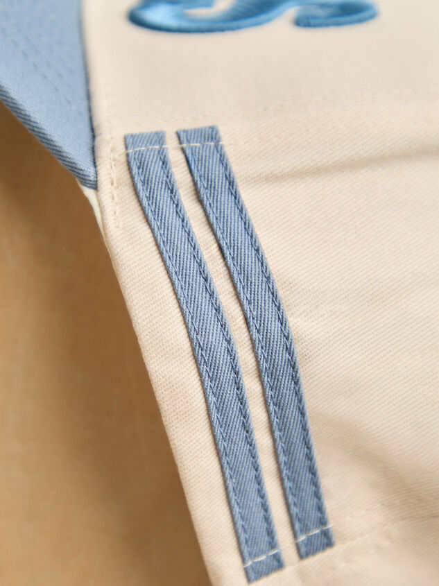 Jesus Striped Trucker Hat Detail 3 - AS Kids