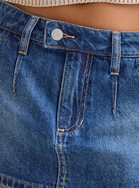 Taytum Denim Mini Skort Detail 3 - AS Kids