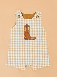 Cody Gingham Shortall by Mudpie - ALTAR'D STATE KIDS