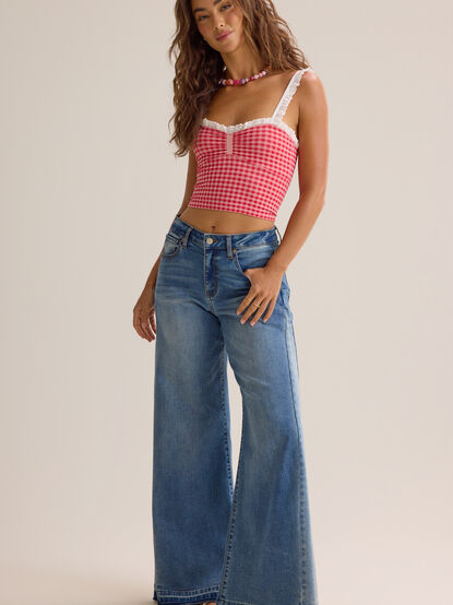 Zoey Gingham Cami - ALTAR'D STATE KIDS