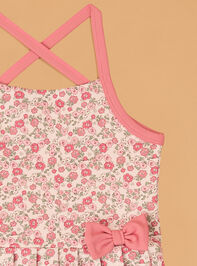 Sara Floral Athletic Dress Detail 2 - AS Kids