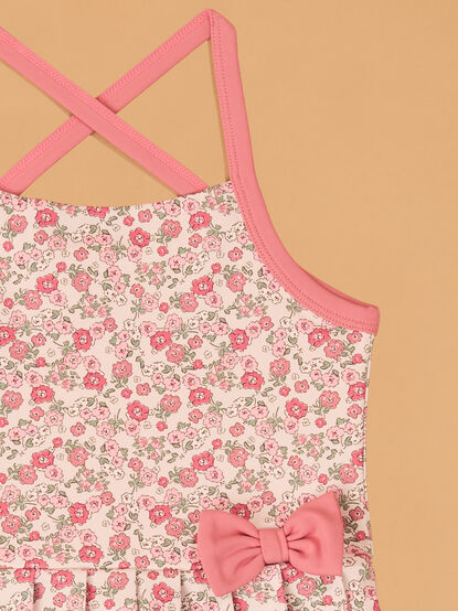 Sara Floral Athletic Dress - AS Kids