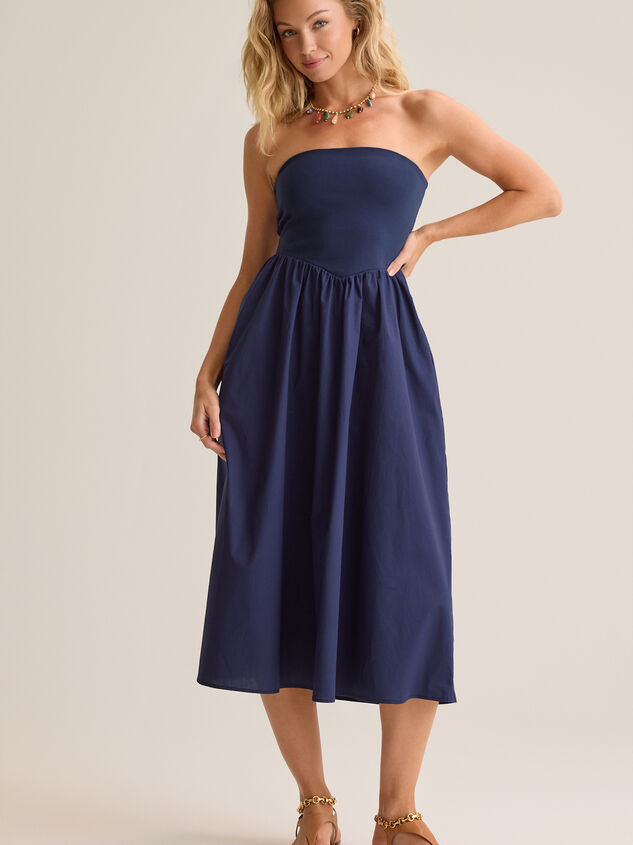 Charli Strapless Midi Dress - AS Kids