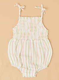 Eve Stripe Smocked Gauze Bubble - ALTAR'D STATE KIDS