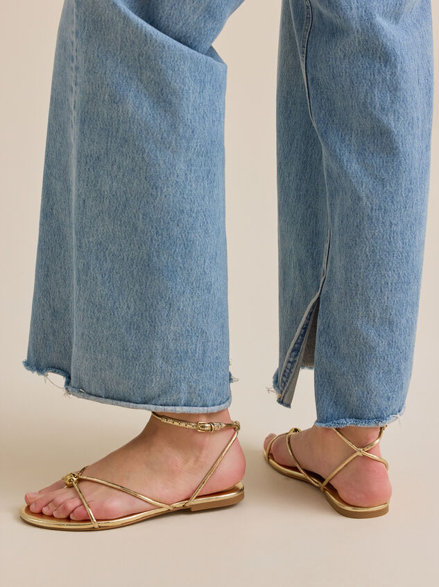 Kenley Strappy Sandal Detail 4 - ALTAR'D STATE KIDS