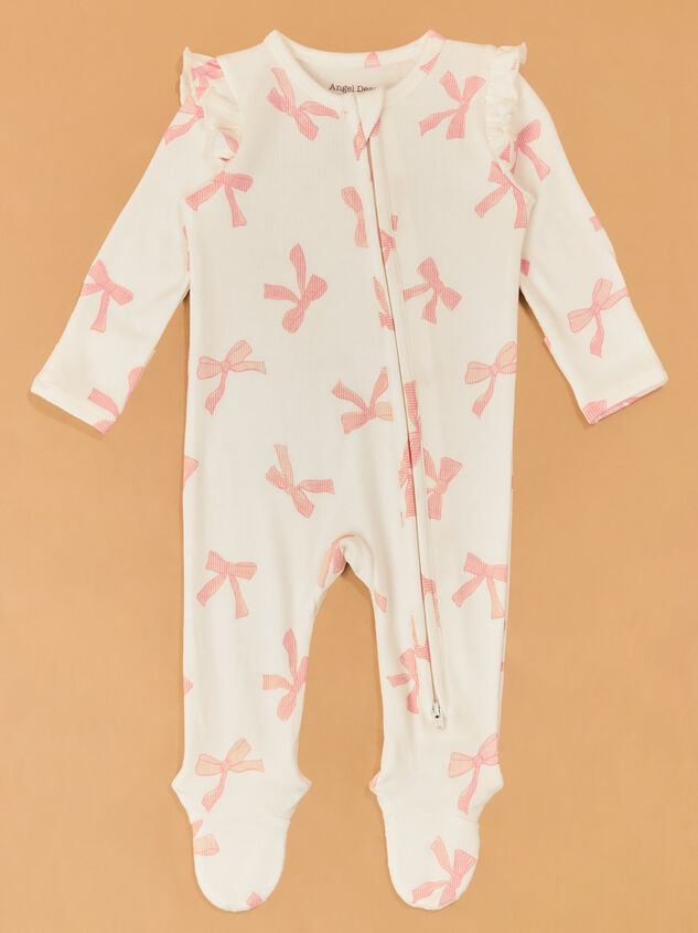 Pretty Bows Ruffle Footie - AS Kids