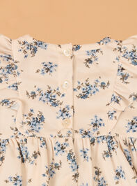 Faith Floral Corduroy Dress Detail 3 - AS Kids