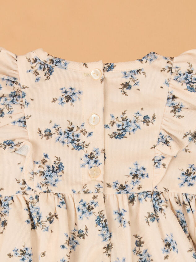 Faith Floral Corduroy Dress Detail 3 - AS Kids