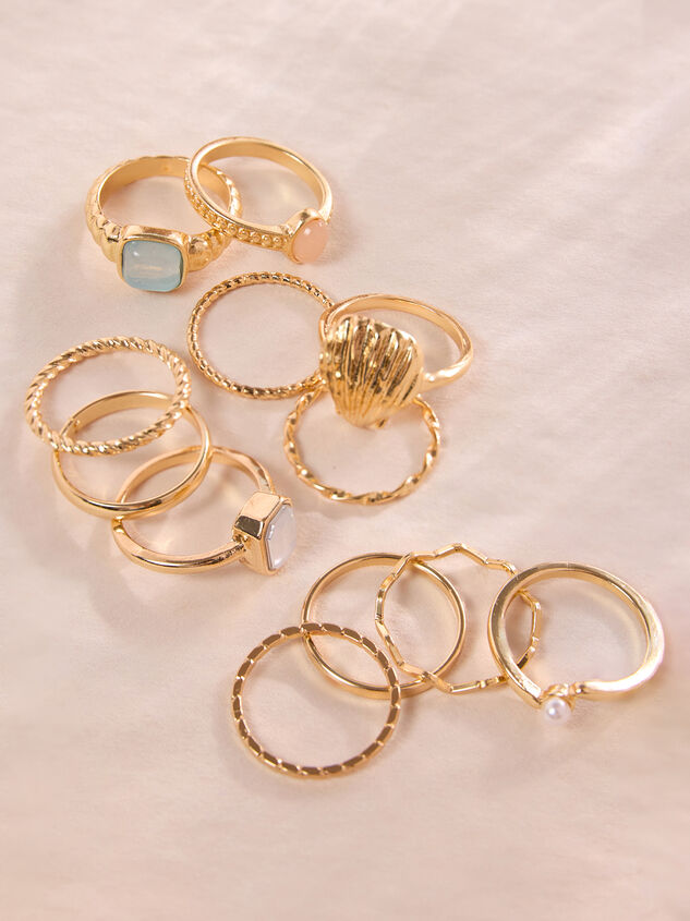 Shell Stacking Ring Set Detail 2 - ALTAR'D STATE KIDS