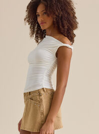 Annie Asymmetrical Twist Neck Top Detail 4 - ALTAR'D STATE KIDS