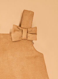 Eleanor Floral Suede Jumper Set Detail 7 - AS Kids