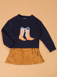 Willa Western Dress with Sweater Set - AS Kids