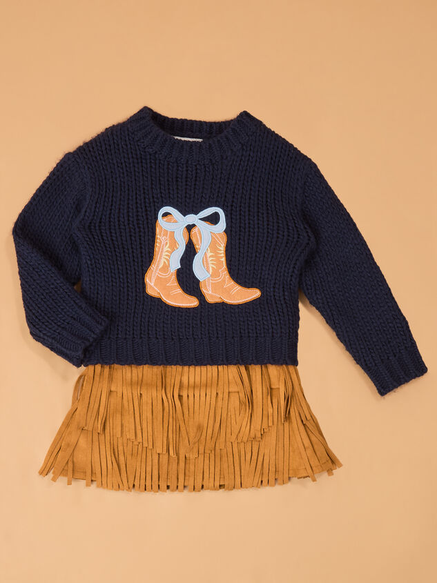 Willa Western Dress with Sweater Set - AS Kids