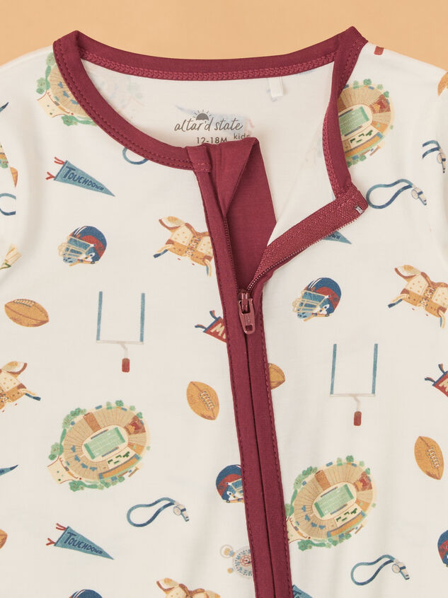 Billy Vintage Football Romper Detail 3 - AS Kids