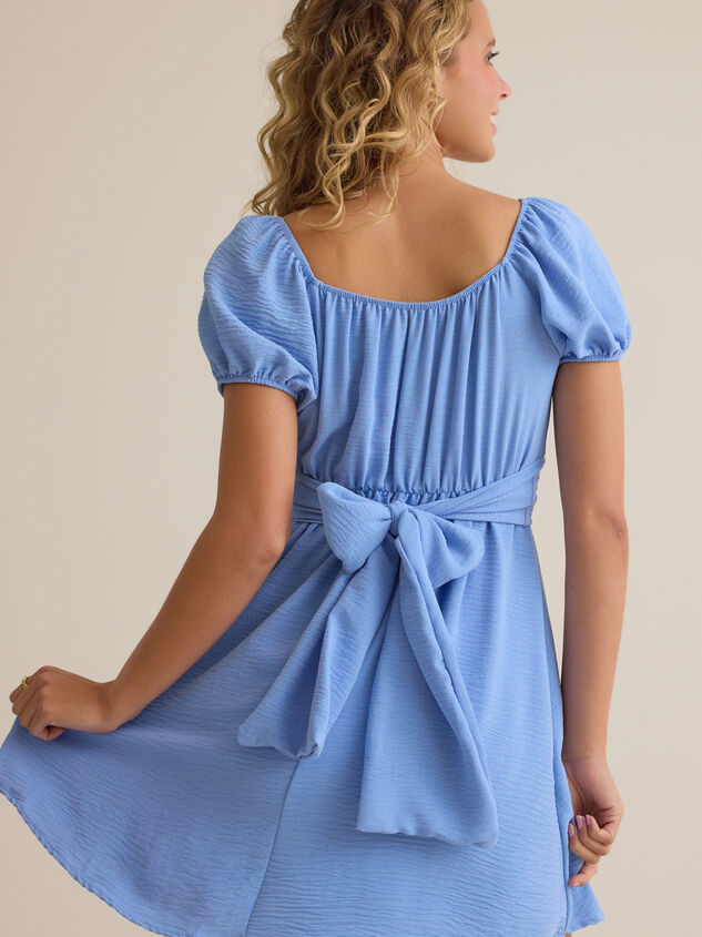 Delilah Crossover Mini Dress Detail 4 - AS Kids