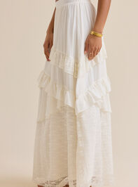 Evangeline Asymmetrical Tiered Maxi Skirt Detail 3 - ALTAR'D STATE KIDS