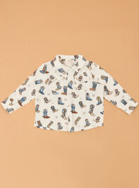 Buckaroo Boots Muslin Shirt - AS Kids