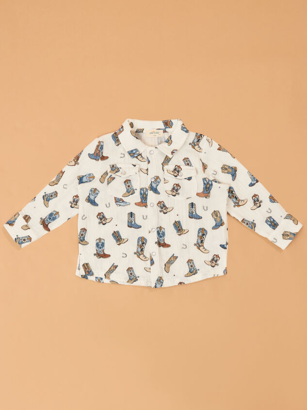 Buckaroo Boots Muslin Shirt - AS Kids