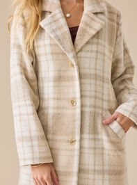 Jolie Plaid Wool Peacoat Detail 3 - ALTAR'D STATE KIDS